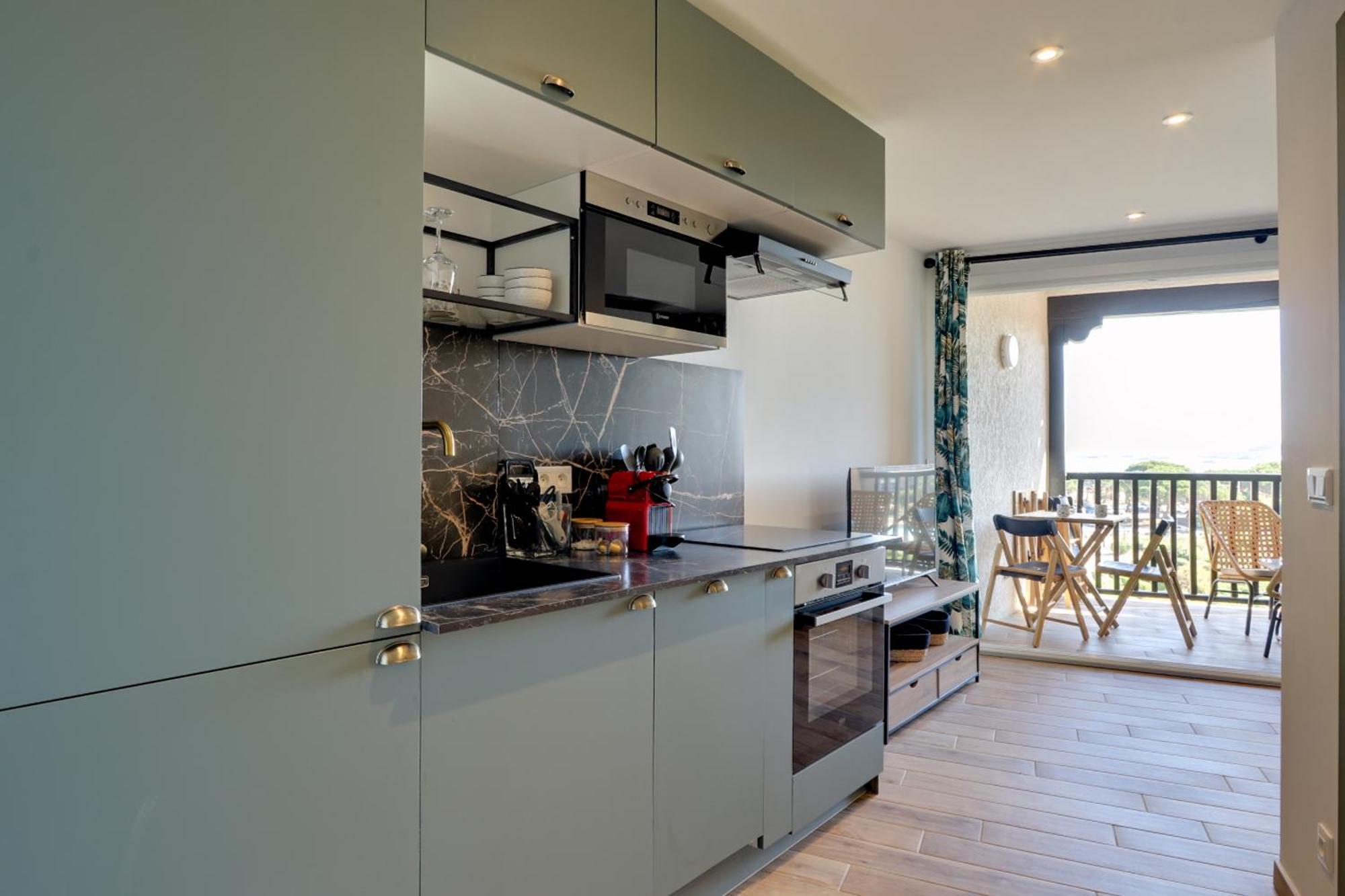 Appartement Cosy Climatise A 100M Des Plages Гассен Экстерьер фото