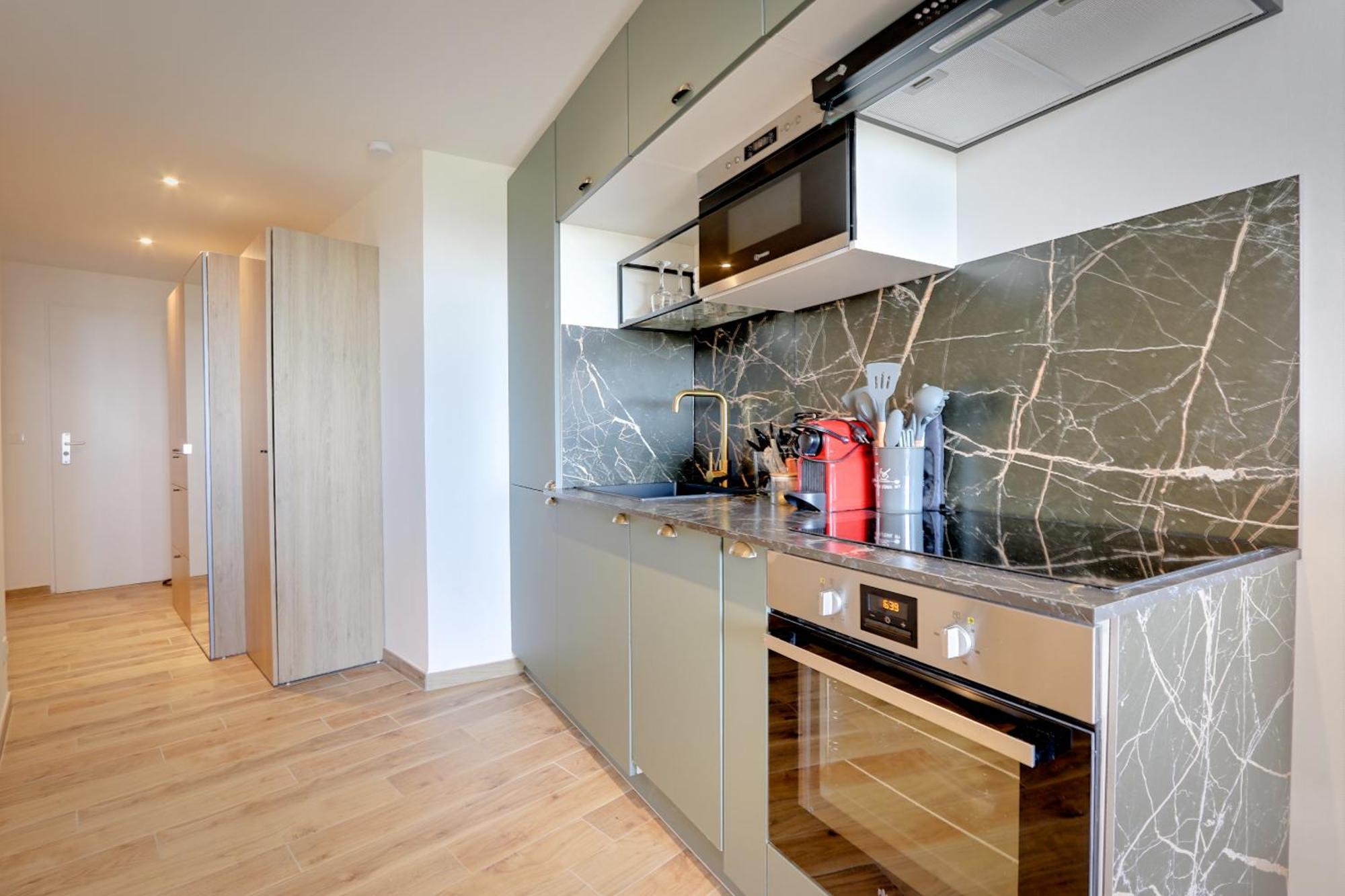 Appartement Cosy Climatise A 100M Des Plages Гассен Экстерьер фото