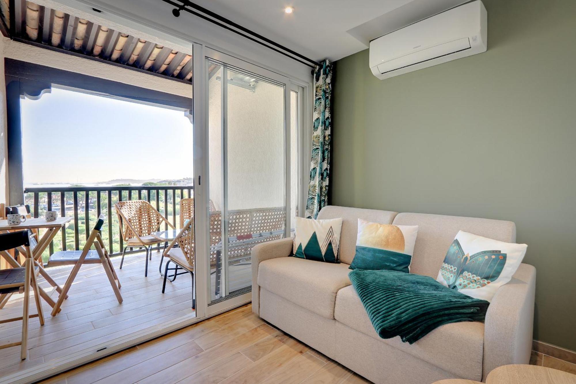 Appartement Cosy Climatise A 100M Des Plages Гассен Экстерьер фото