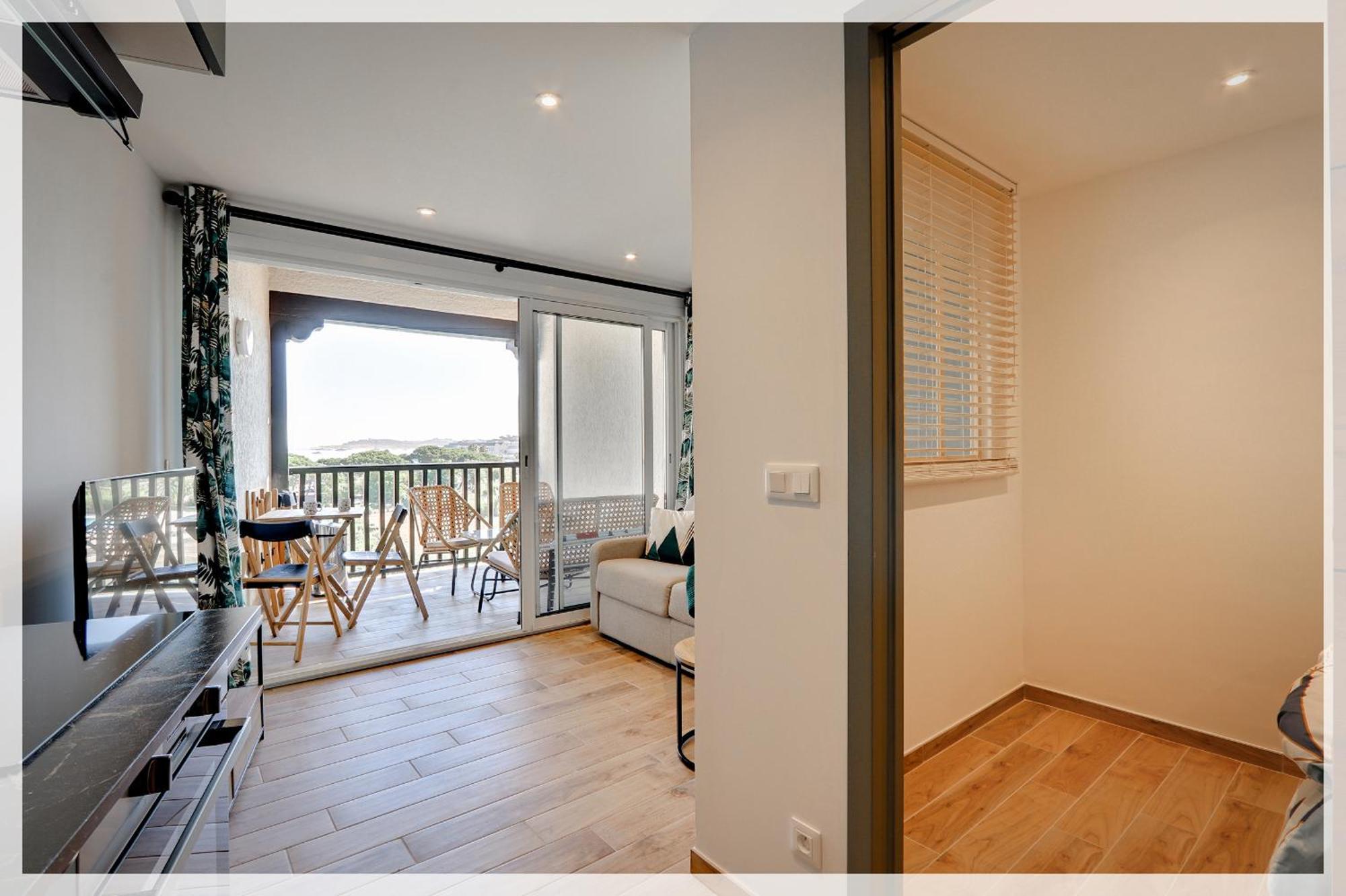 Appartement Cosy Climatise A 100M Des Plages Гассен Экстерьер фото